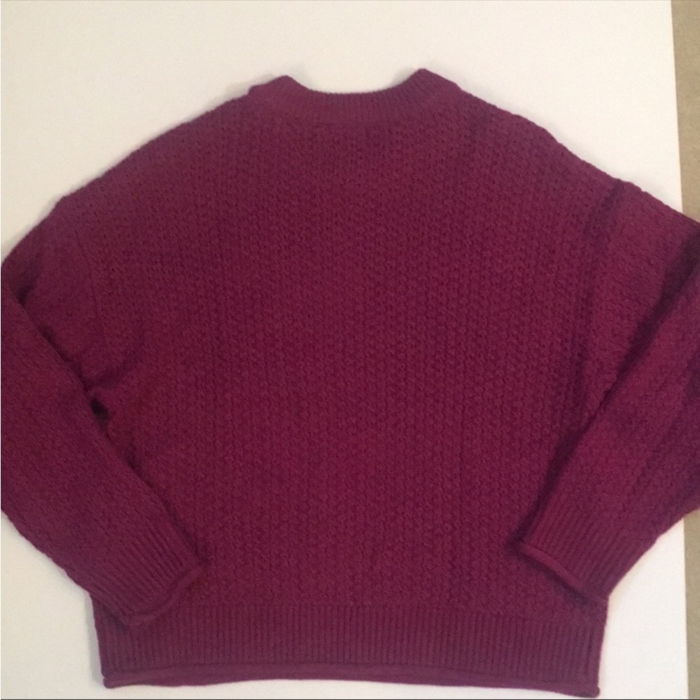 Universal Thread Cable Knit Purple Sweater Size M - image 6